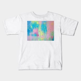 Gentle sunrise in a forest glade Kids T-Shirt